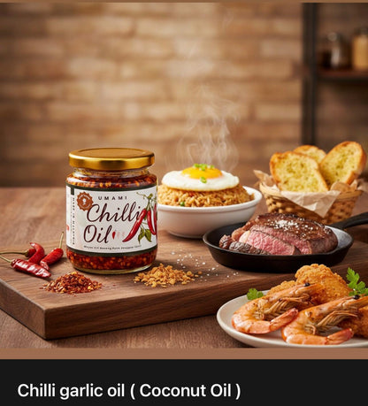 Umami Chilli Garlic Oil (Coconut Oil)