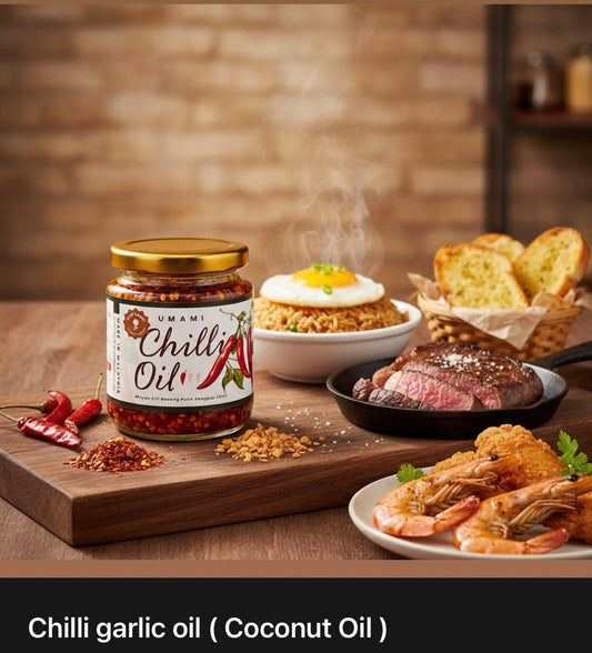Umami Chilli Garlic Oil (Coconut Oil)