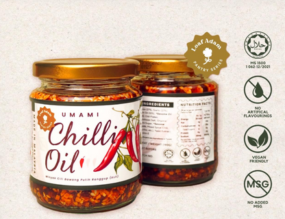 Umami Chilli Garlic Oil (Coconut Oil)
